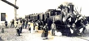 1469- Boghari - Inauguration ligne2 d'Alger 10 avril 1912